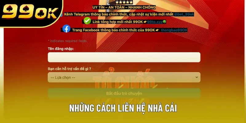 Những cách liên hệ nhà cái Những cách liên hệ nhà cái